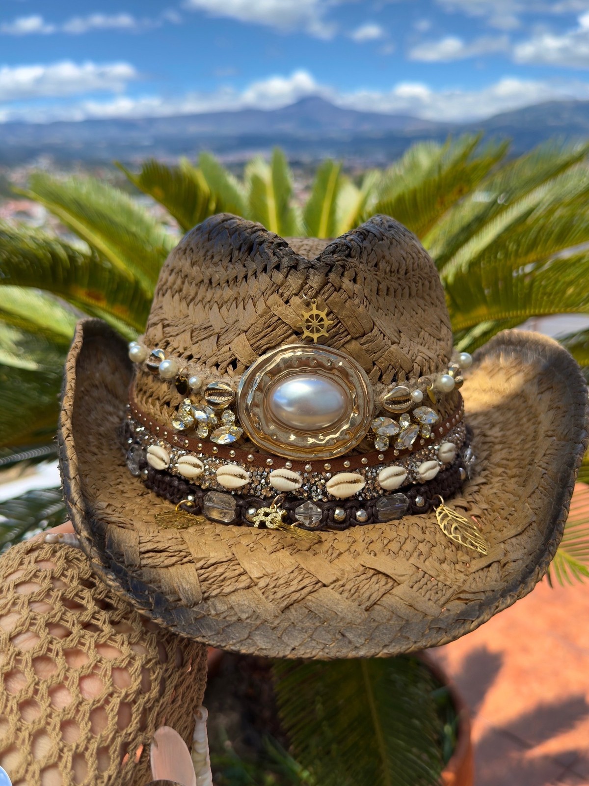 Sombrero Perla & Conchas